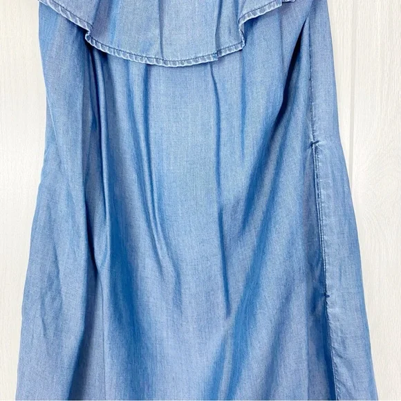 Tommy Bahama | Chambray Off The Shoulder Mini Dress Size XS - Picture 10 of 12